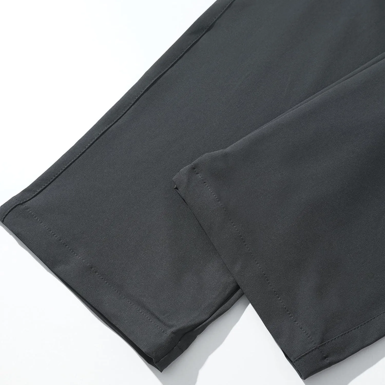Men's Hiking Pants Outdoor Convertible Quick Dry Fishing Pants & Shorts (Khaki, Black)