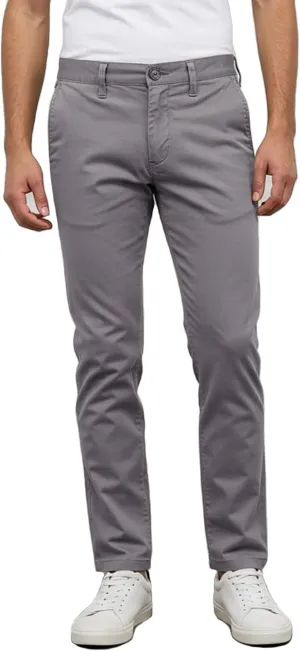 Mersenne Men's Slim Fit Casual Stretch Chino Pants