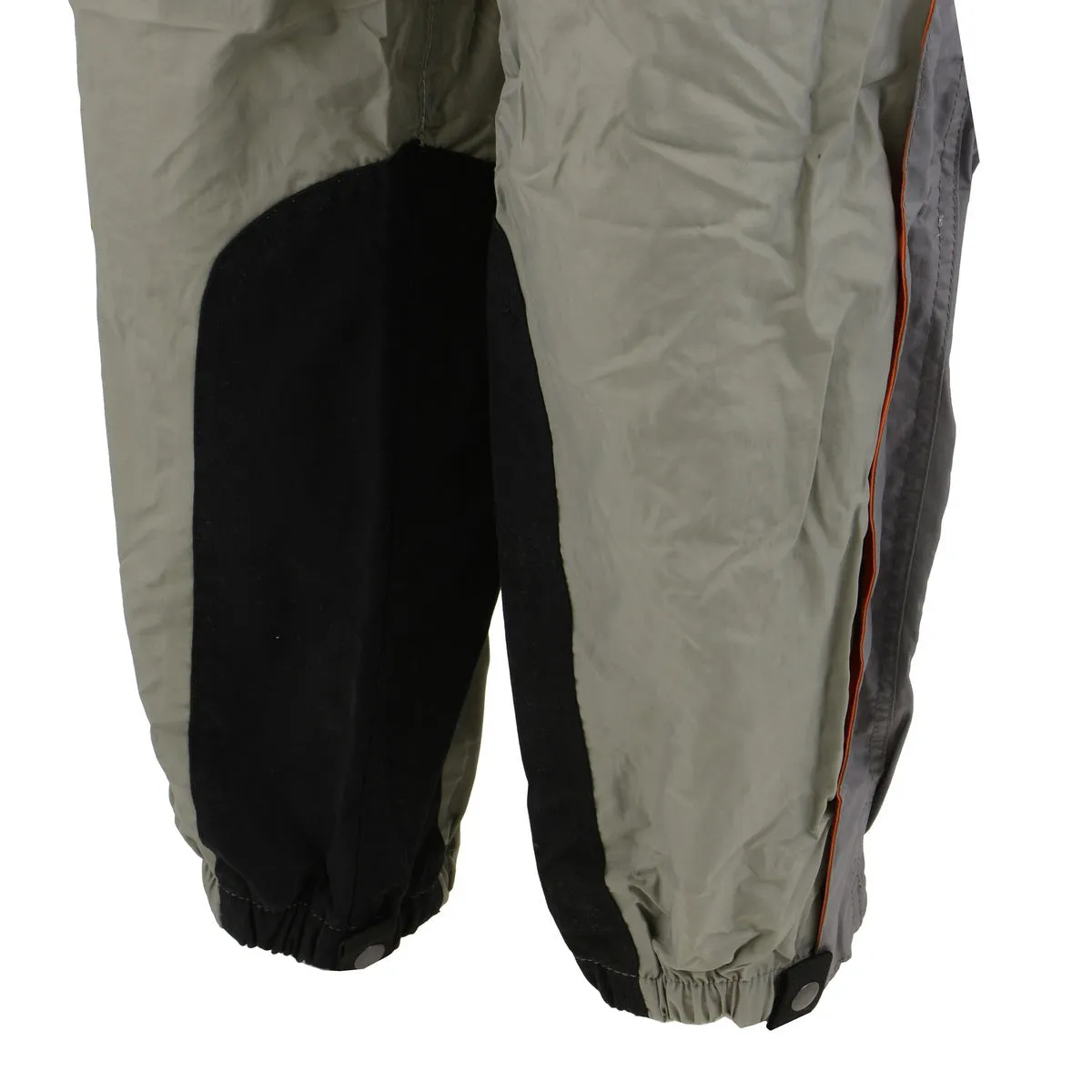 Milwaukee Leather SH2336SGO Women's Gray and Orange Rain Suit Water
