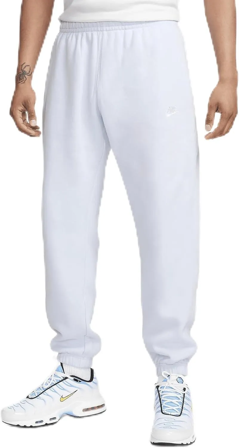 Nike Sportswear Club Fleece Men's Pants (Football Grey/Football Grey/White, BV2737-085) Size XX-Large
