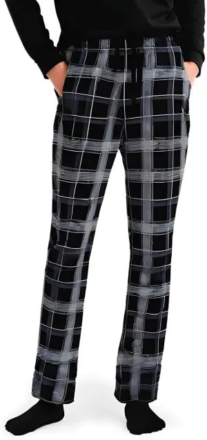Perry Ellis mens Portfolio Men's Deluxe Modern Plaid Pant