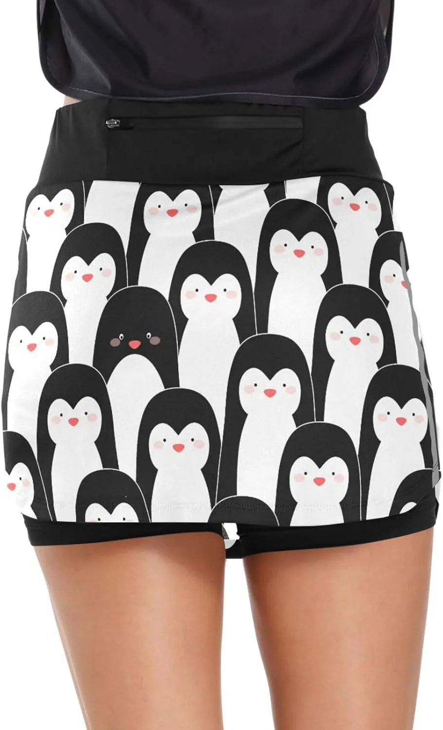 Pineapple Heart Woman Tennis Skirts Athletic Golf Skorts Skirts for Workout Running Hiking S