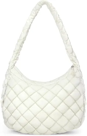 Puffer Tote Bag, Large Carryall Quilted Tote Bag for Women, Comfort Puffer Crossbody Bag, Lightweight Puffer Purses