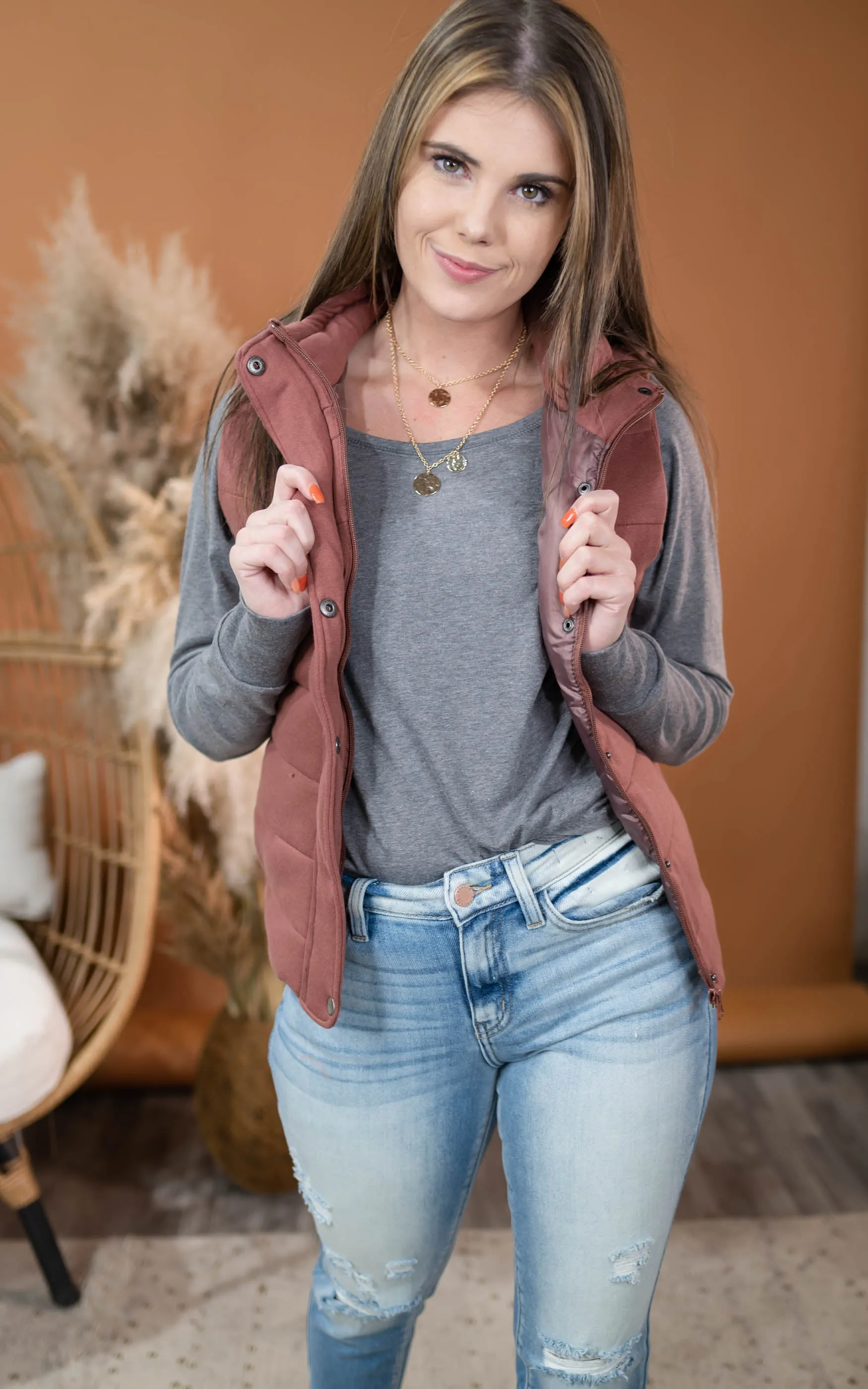 Quilted Vest - Final Sale