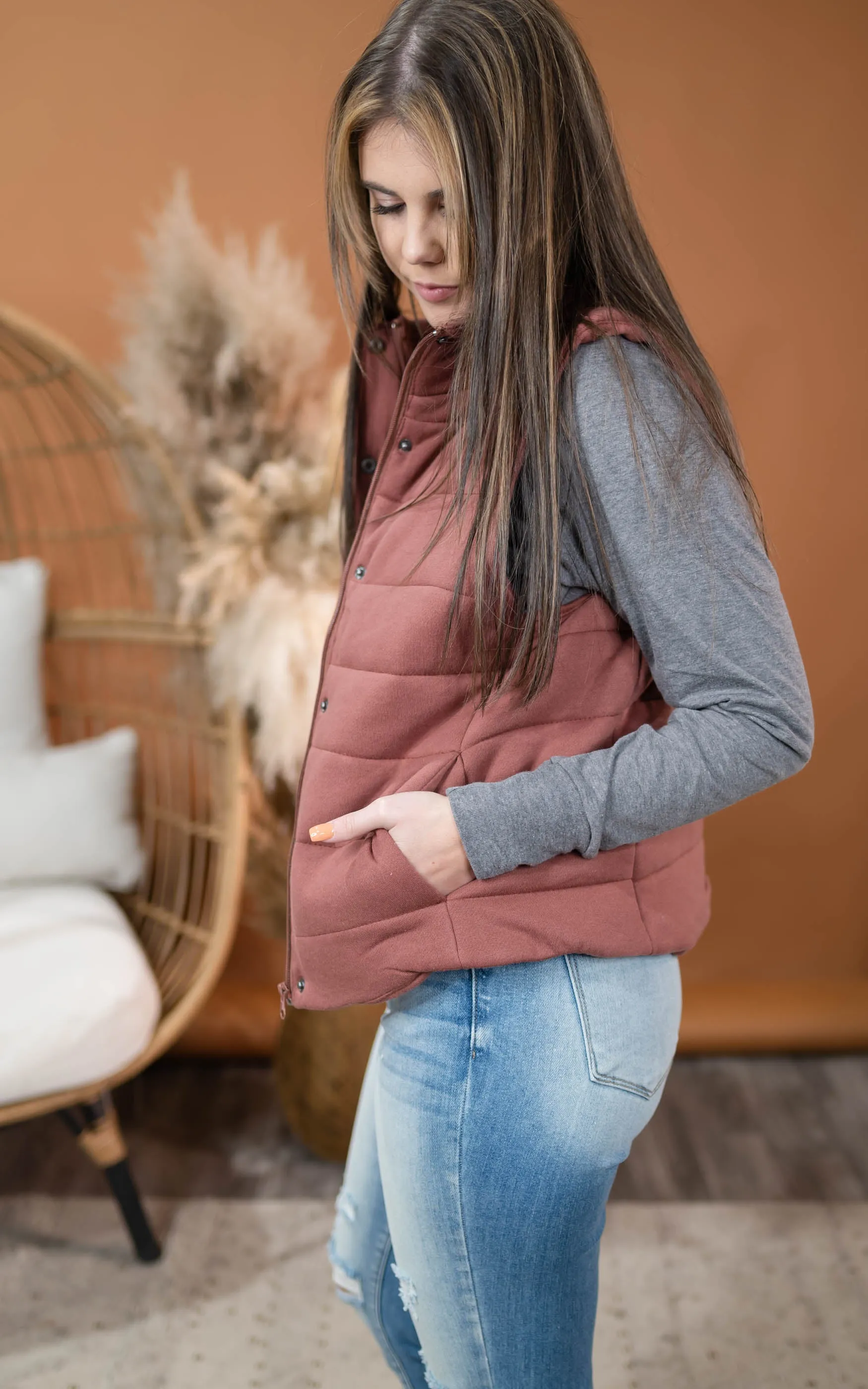 Quilted Vest - Final Sale