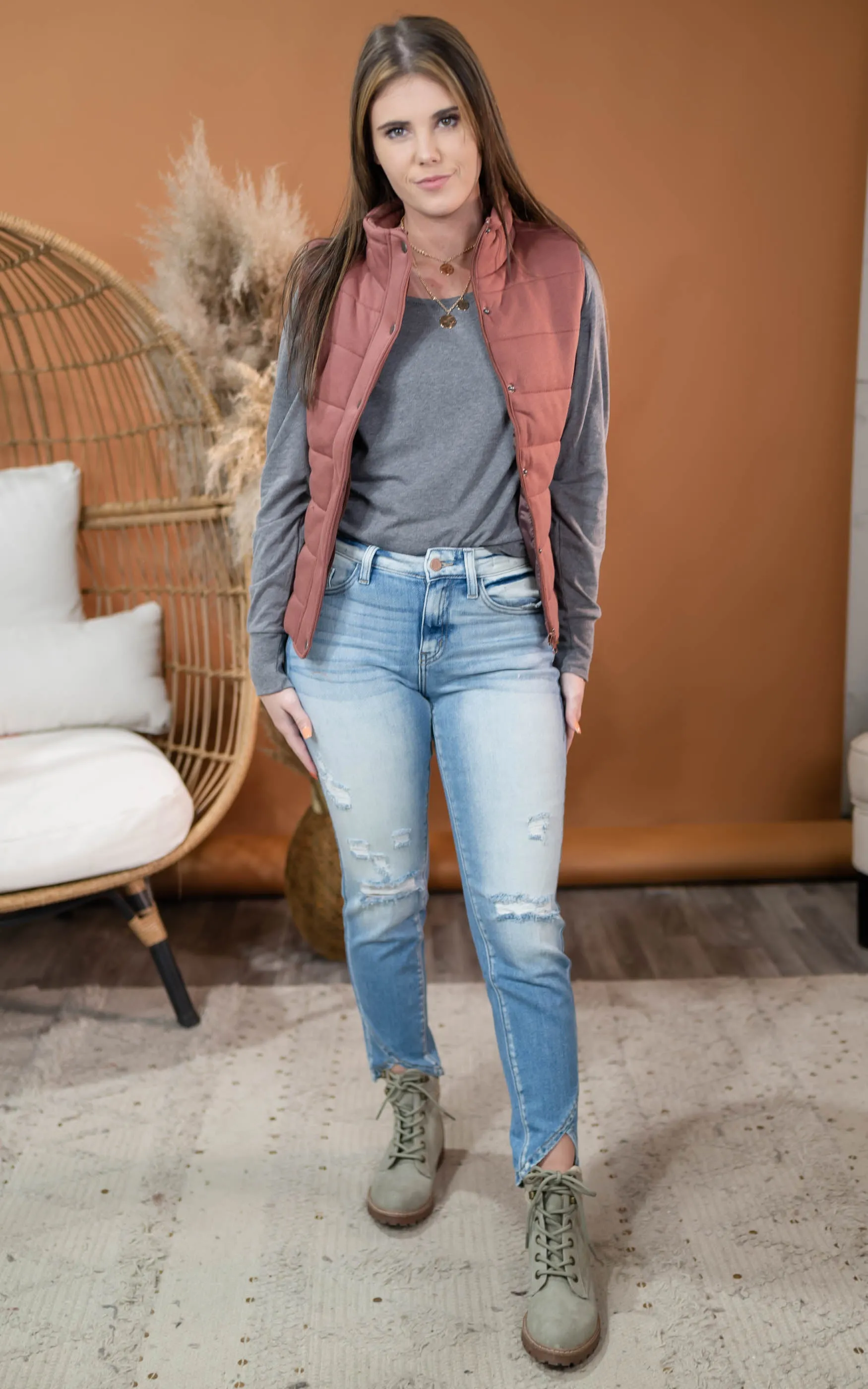 Quilted Vest - Final Sale