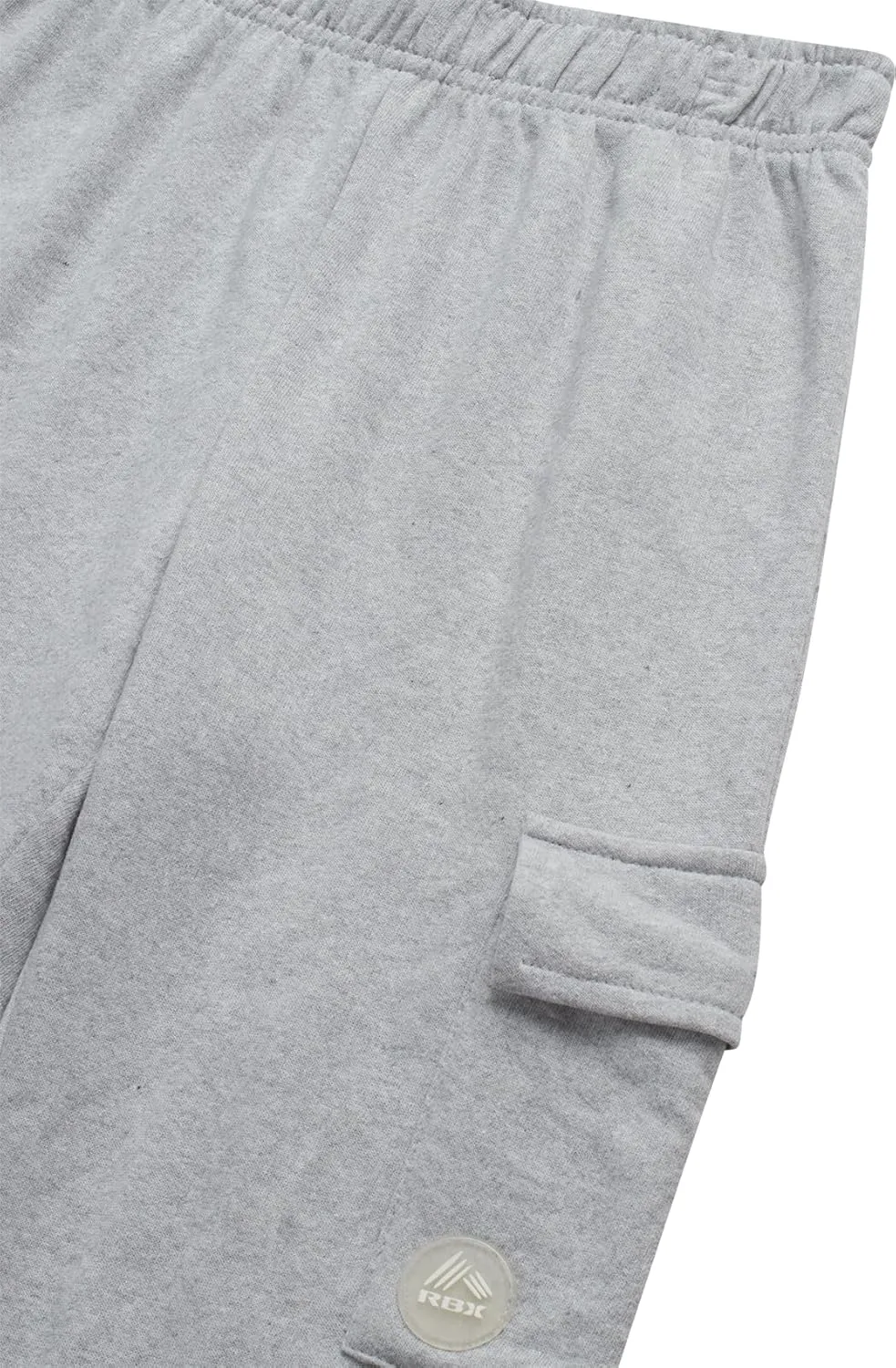 RBX Boys Sweatpants - 4 Pack Performance Fleece Basic Boys Joggers, Athletic Track Pants with Elastic Waistband (8-16),
