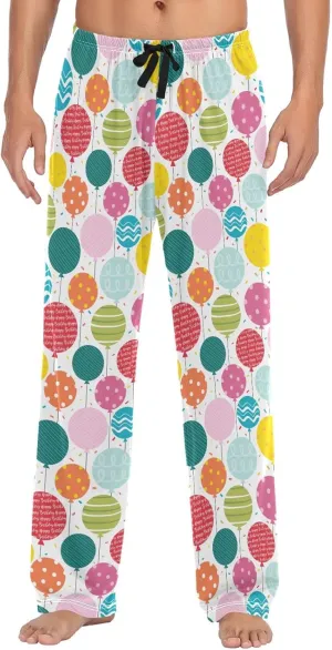 Squirrel Cat Dog Pajama Pants for Men Comfort Sleep Lounge Bottoms Straight-fit with Pockets S-XXL
