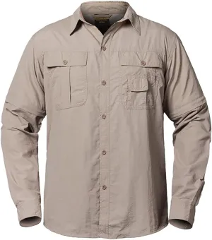 Summer Tactical Shirt Men Quick Dry Pockets Cargo Military Shirt Spring Removable Long Sleeve Shirts