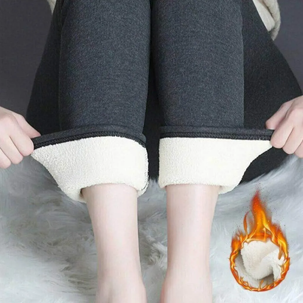 Thermal Leggings Leggings Athletic Casual Flowy High Waisted Tummy Control Workout Yoga Pants Fleece