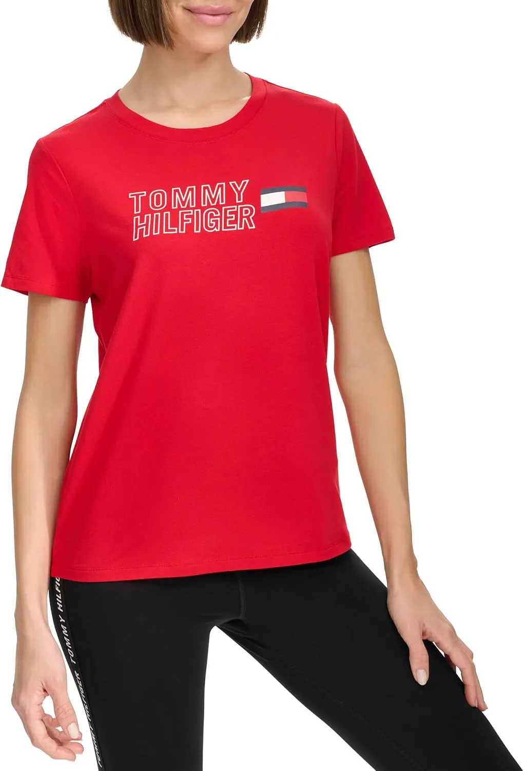Tommy Hilfiger Women's Lightweight Gauze Notch Collar Popover Shirt
