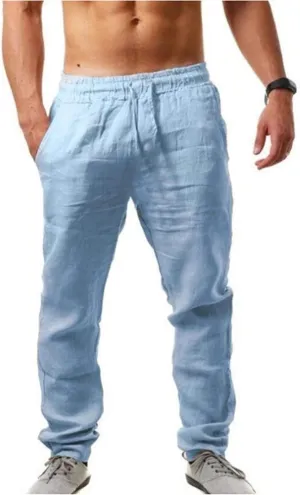 Trousers for Men,Men Fitness Hiking Casual Sweatpant Outfits Baggy Loose Fit Joggers Pants Mens Lightweight Work Pants