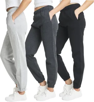 Ultra Performance Womens 3 PK High Waisted Fleece Cinched Pant