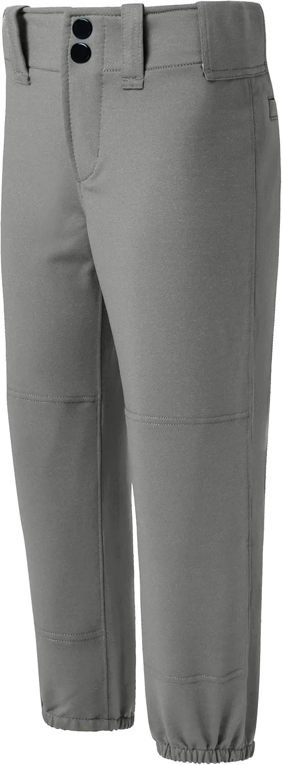 Willit Girls' Softball Pants Kids' Youth Baseball Pant Belted Low Rise Fastpitch Pants with Pockets