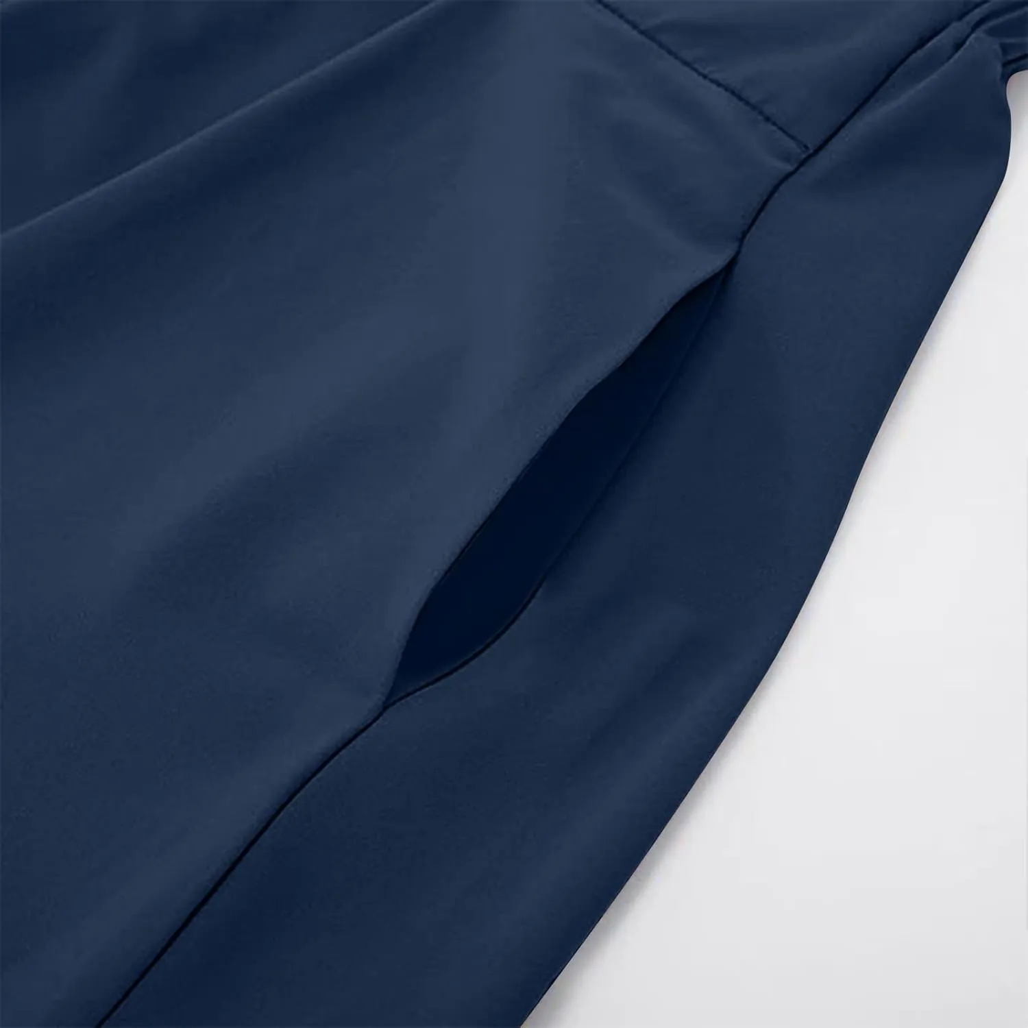 Women's Basic Versatile Stretchy Flared Casual Midi Skater Skirt Ruched High Waist Knee Length A-Line Pleated Skirts