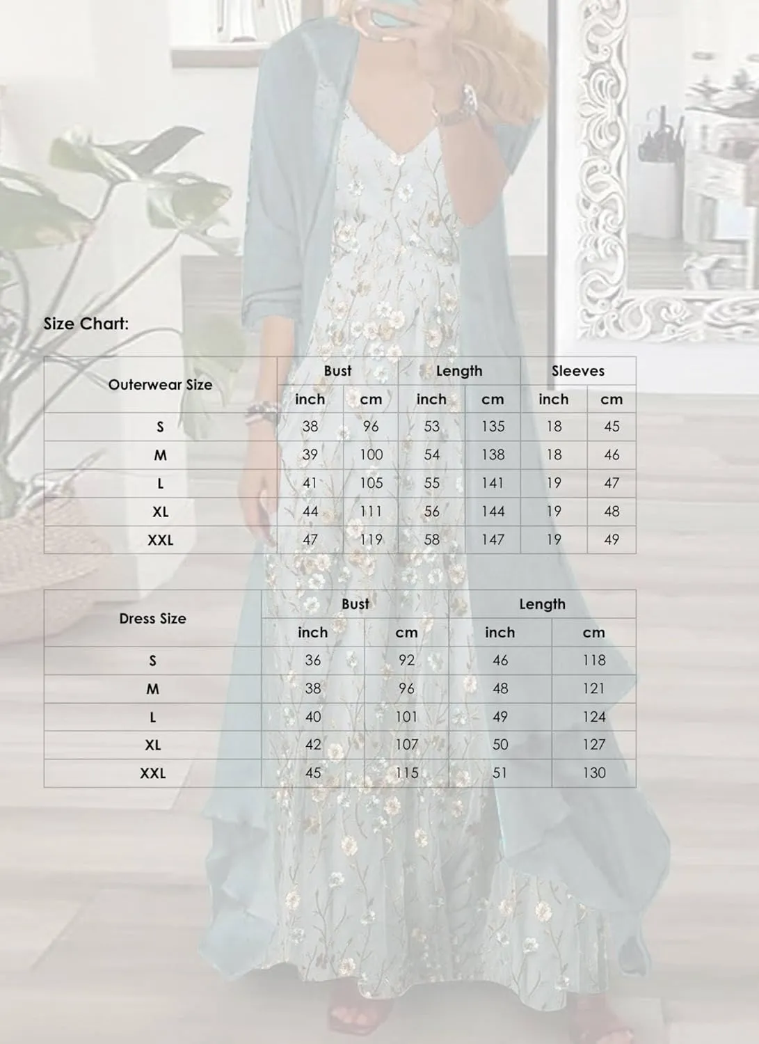 Women's Casual 2 Piece Set 2025 Flowy Summer Outfits Floral Print Maxi Dress with Jacket Loose Irregular Hem Dresses