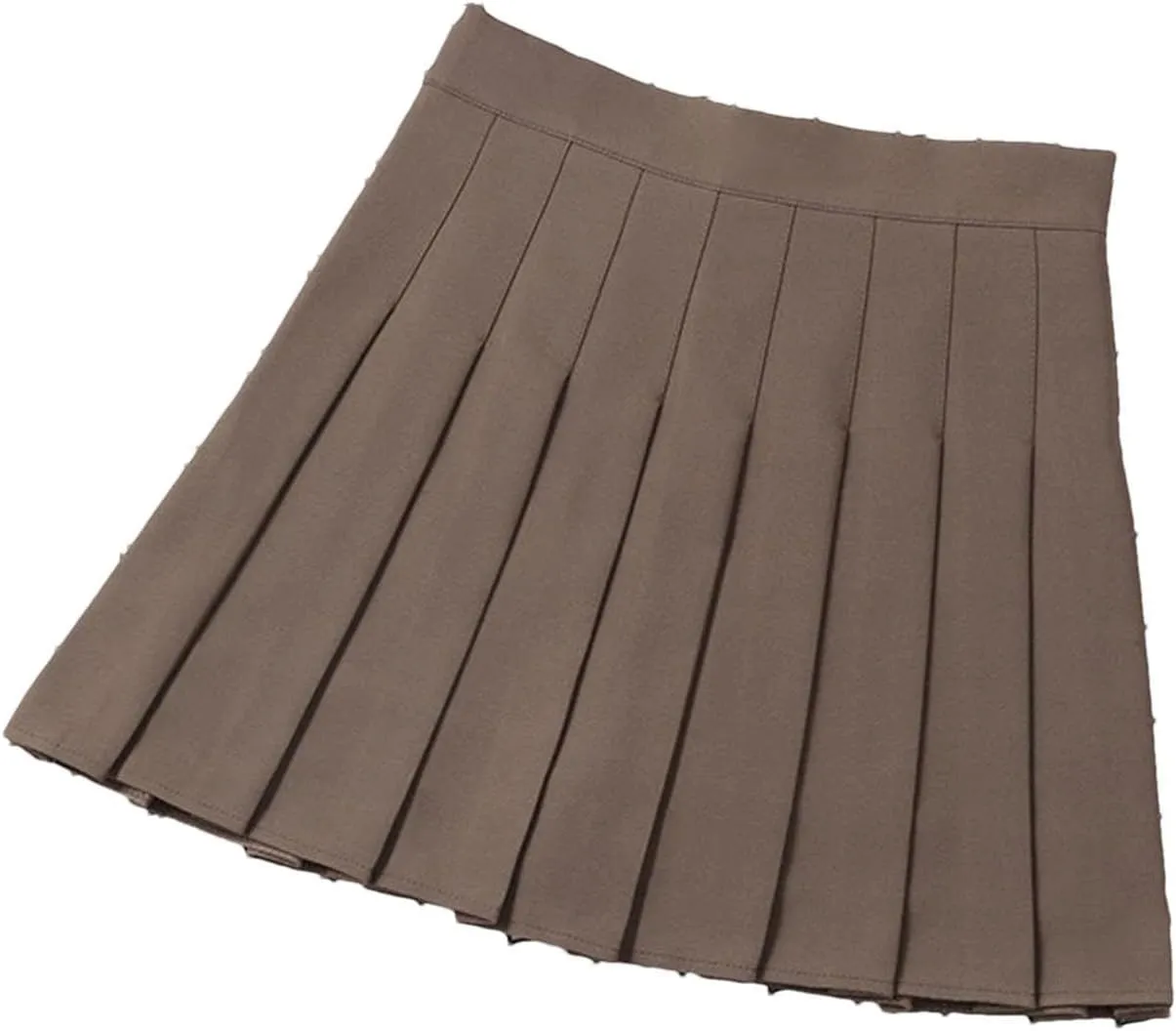 Women's High Waist Harajuku Mini Pleated Skirt Summer Ruffle Bodycon Casual A-Line Short Skirt
