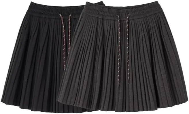 Women's High Waist Short Skirt Autumn and Winter Pleated Skirt