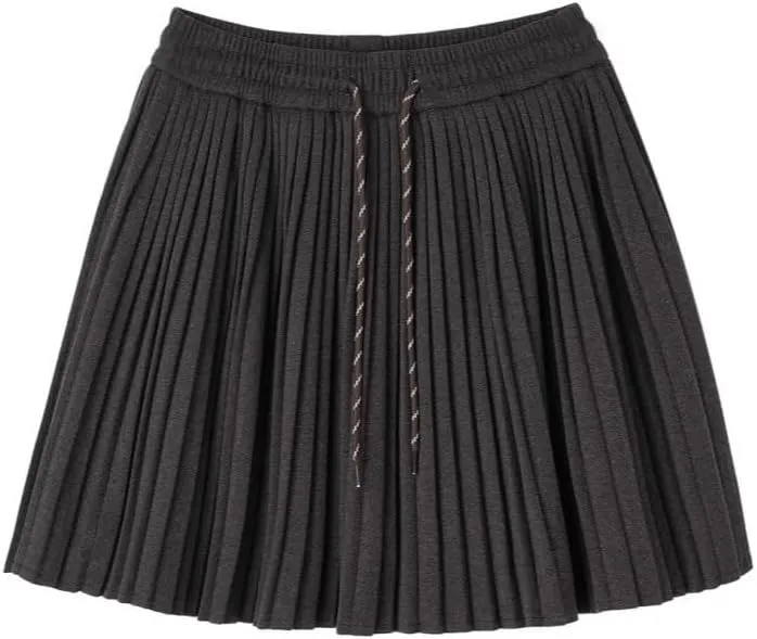 Women's High Waist Short Skirt Autumn and Winter Pleated Skirt