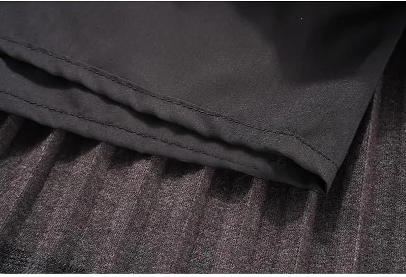 Women's High Waist Short Skirt Autumn and Winter Pleated Skirt