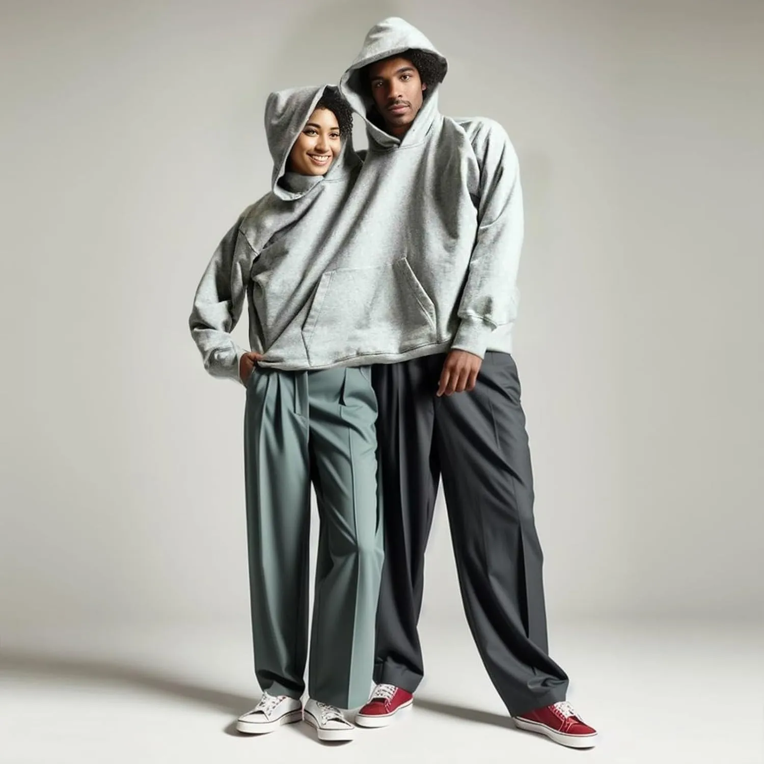 Womens Oversized Hoodies Couple Long Sleeve Hooded Sweatshirts Fall Fashion Outfits Pullover Tops 2024 Winter