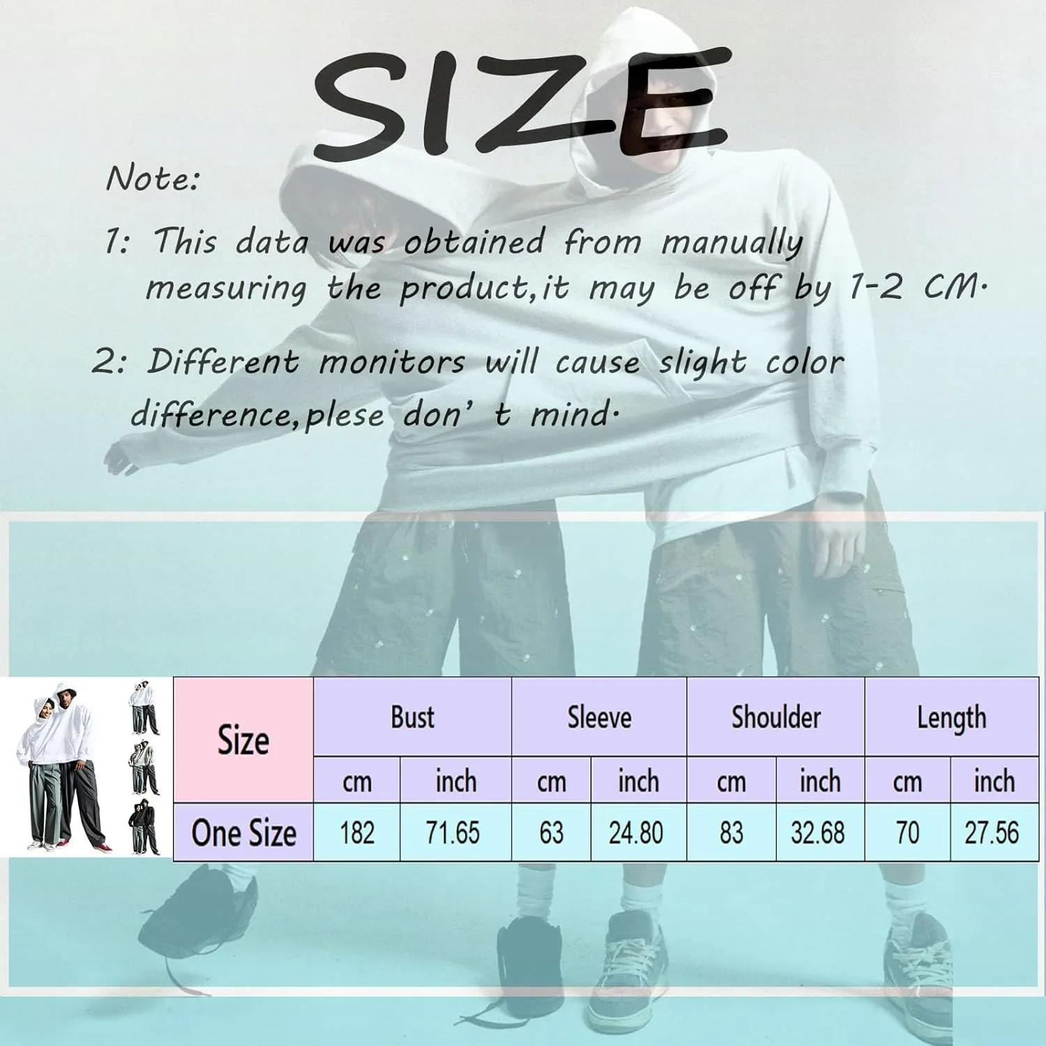 Womens Oversized Hoodies Couple Long Sleeve Hooded Sweatshirts Fall Fashion Outfits Pullover Tops 2024 Winter