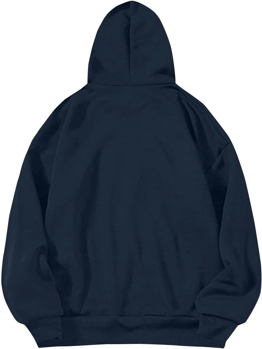 Women's Oversized Hoodies Lightweight Sweatshirts for Women 2024 Fall Solid Long Sleeve Pullover Tops with Pocket