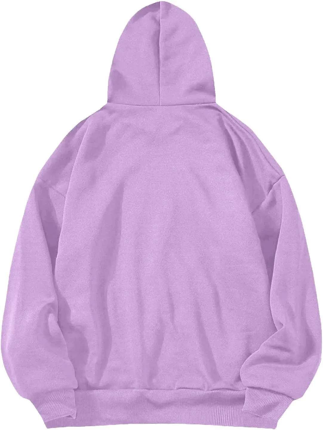 Women's Oversized Hoodies Lightweight Sweatshirts for Women 2024 Fall Solid Long Sleeve Pullover Tops with Pocket