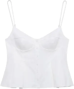 Women's Slip Top Summer Crop Corset Tanks Sleeveless Backless Fashion Casual Camisoles