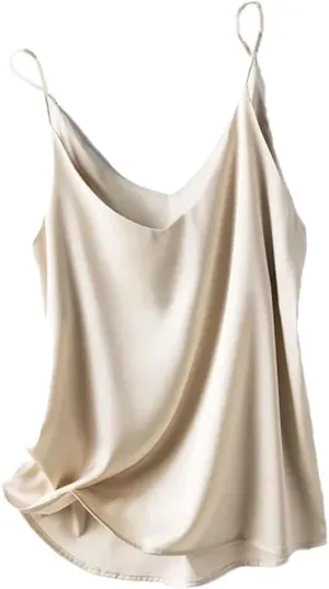 Women's Summer Clothing Slim V-Neck Short Temperament Inner Top One-Shoulder Camisole