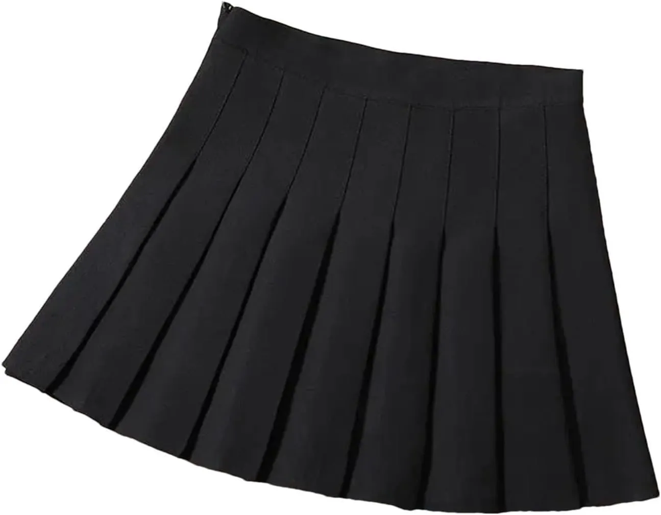 Women's Summer Fashion A-Line Mini Skirts Solid Color Casual Pleated Skirts Holiday Beach Skirt