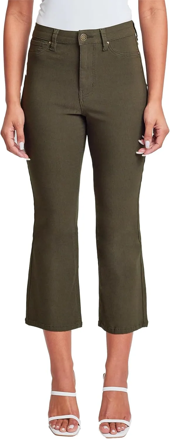 YMI Women's Hyperstretch Cropped Straight Leg