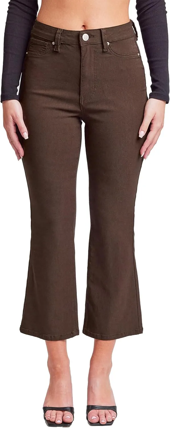 YMI Women's Hyperstretch Cropped Straight Leg