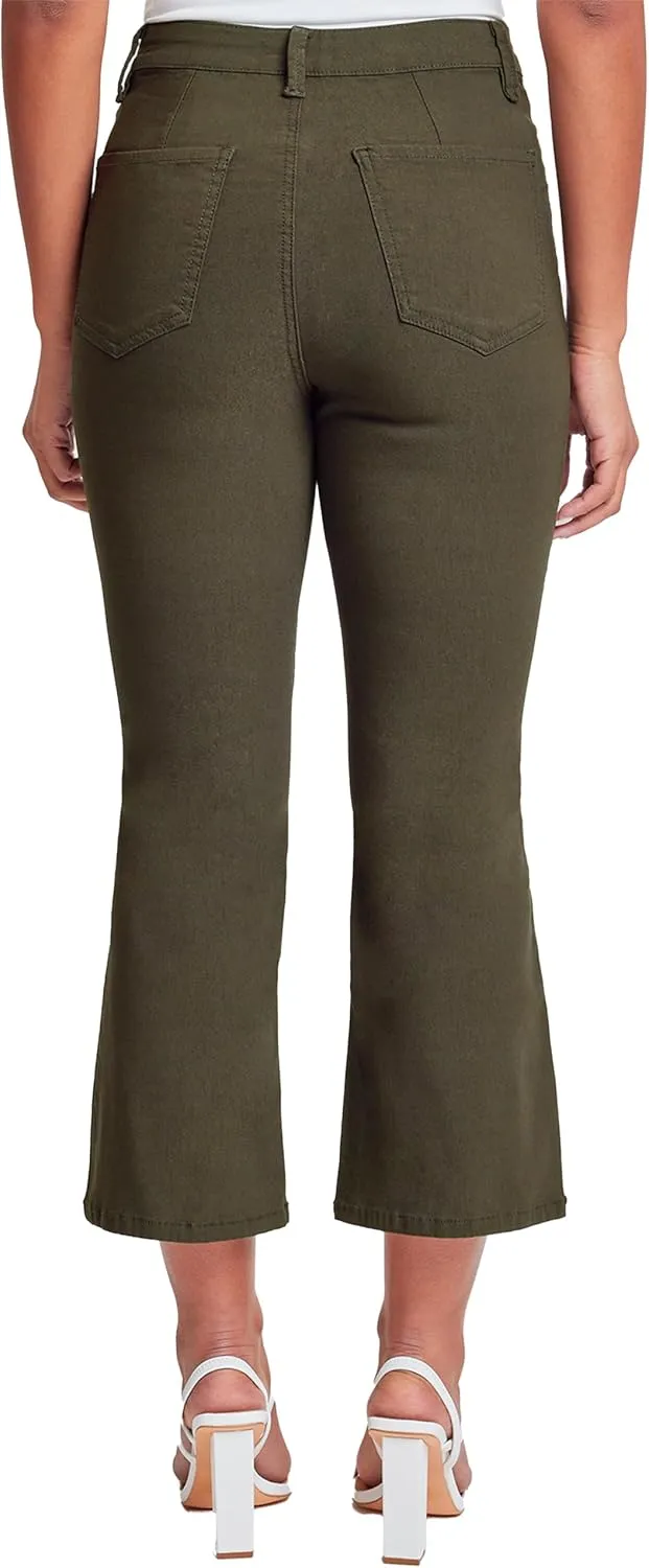 YMI Women's Hyperstretch Cropped Straight Leg