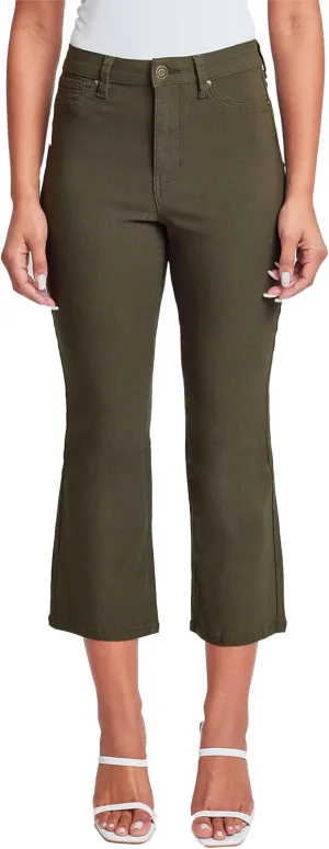 YMI Women's Hyperstretch Cropped Straight Leg