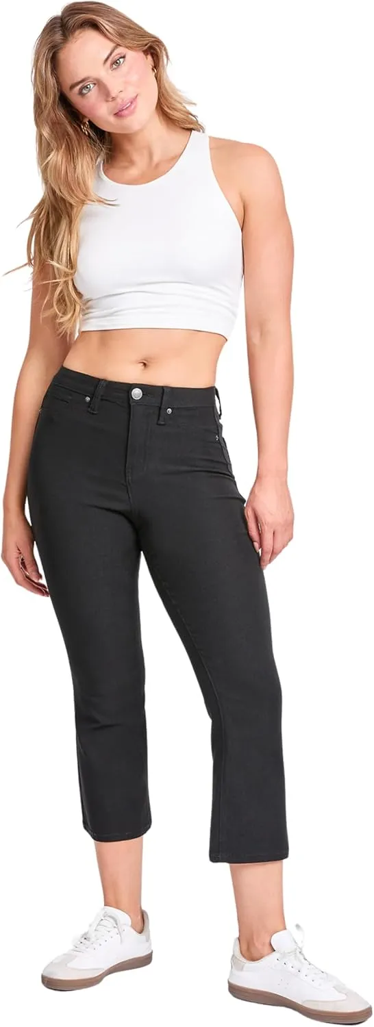 YMI Women's Hyperstretch Cropped Straight Leg