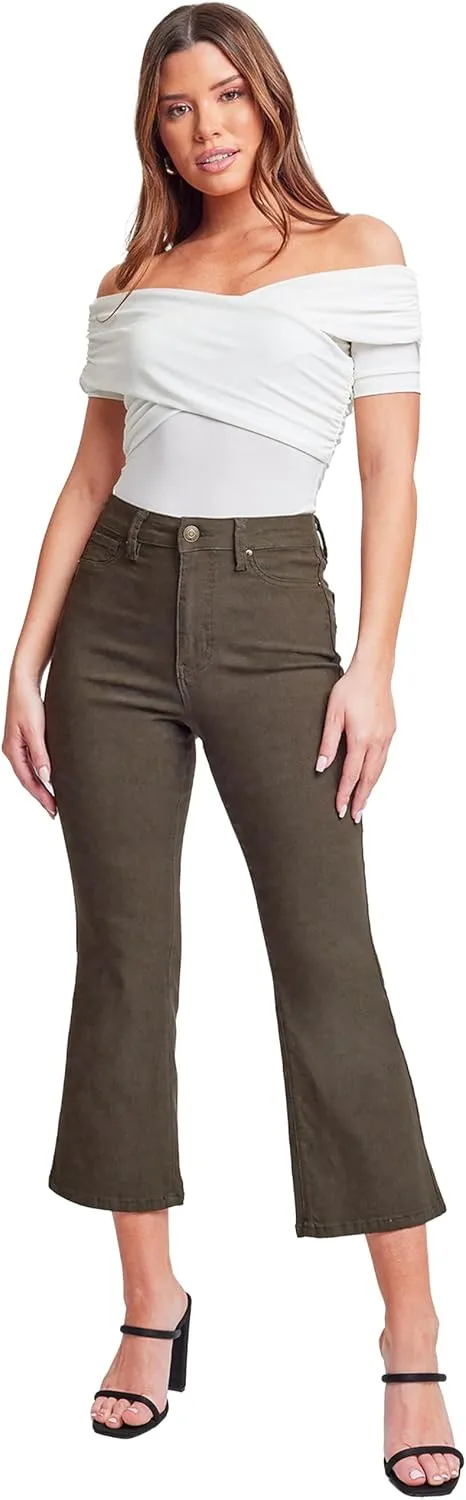 YMI Women's Hyperstretch Cropped Straight Leg
