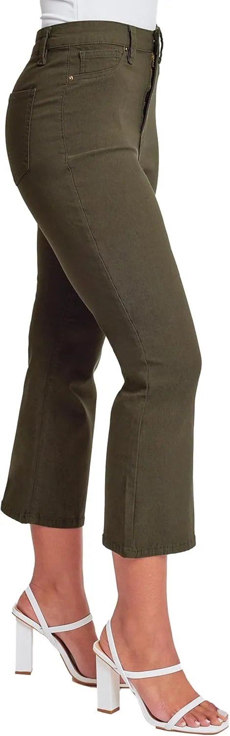 YMI Women's Hyperstretch Cropped Straight Leg